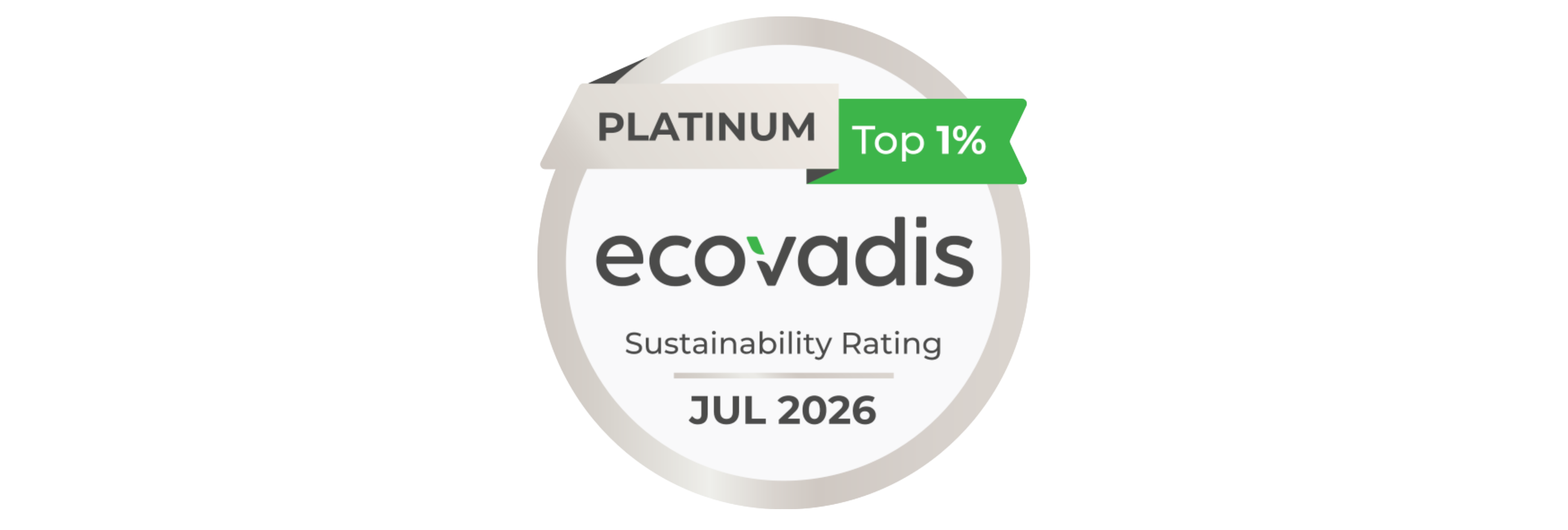 Top 1% EIZO remporte pour la deuxième fois consécutive la certification EcoVadis Platine