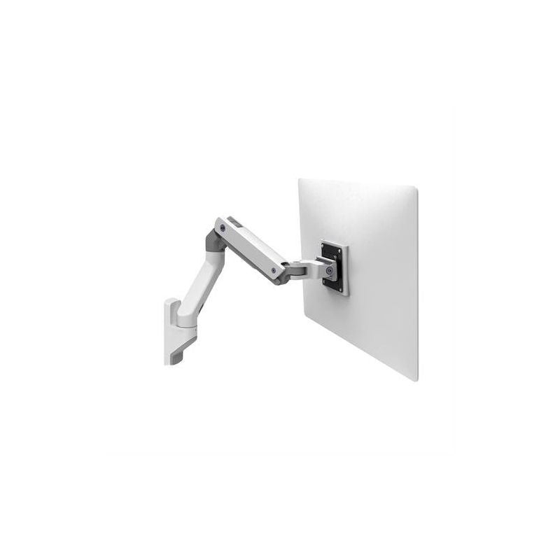 Bras HX mono-écran, fixation murale blanc