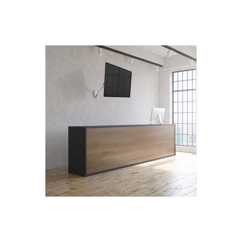 Bras HX mono-écran, fixation murale blanc