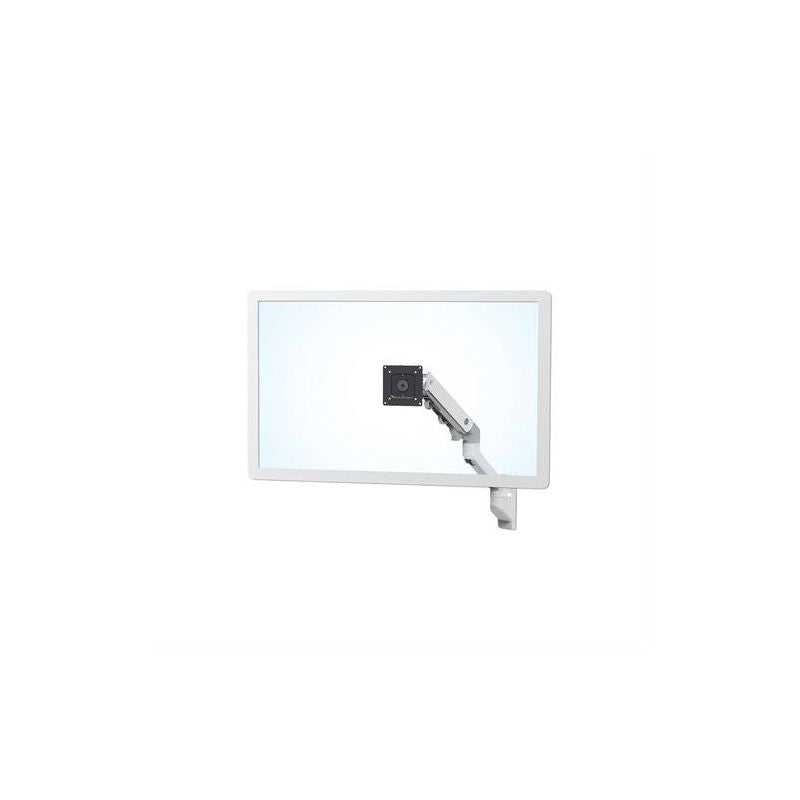 Bras HX mono-écran, fixation murale blanc