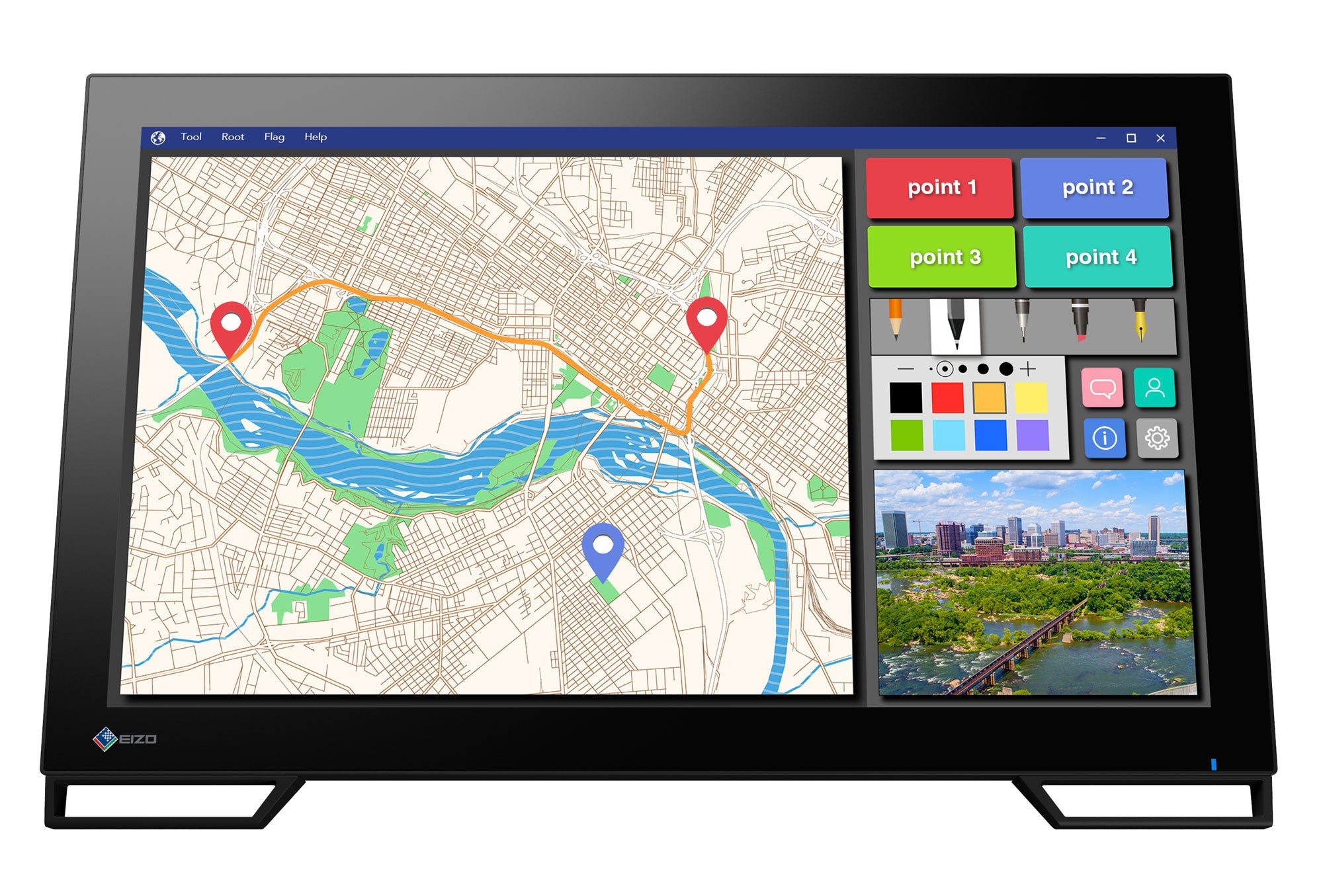 EIZO DuraVision 21p FDF2182WT Noir