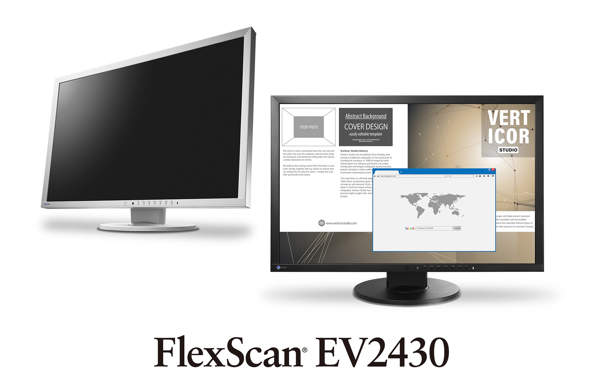 ECRAN EIZO SLIMEDGE WIDEFORMAT LCD 24p EV2430 (NOIR)