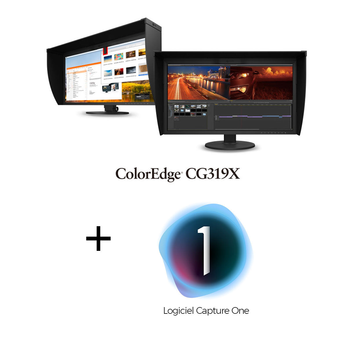 ECRAN EIZO COLOREDGE CG319X NOIR (inclus casquette+sonde intégrée+ColorNavigator) + CAPTURE ONE