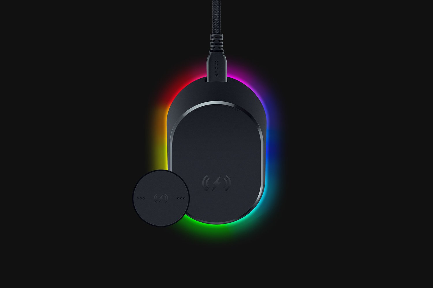 Ensemble Mouse Dock Pro + Disque de recharge sans fil