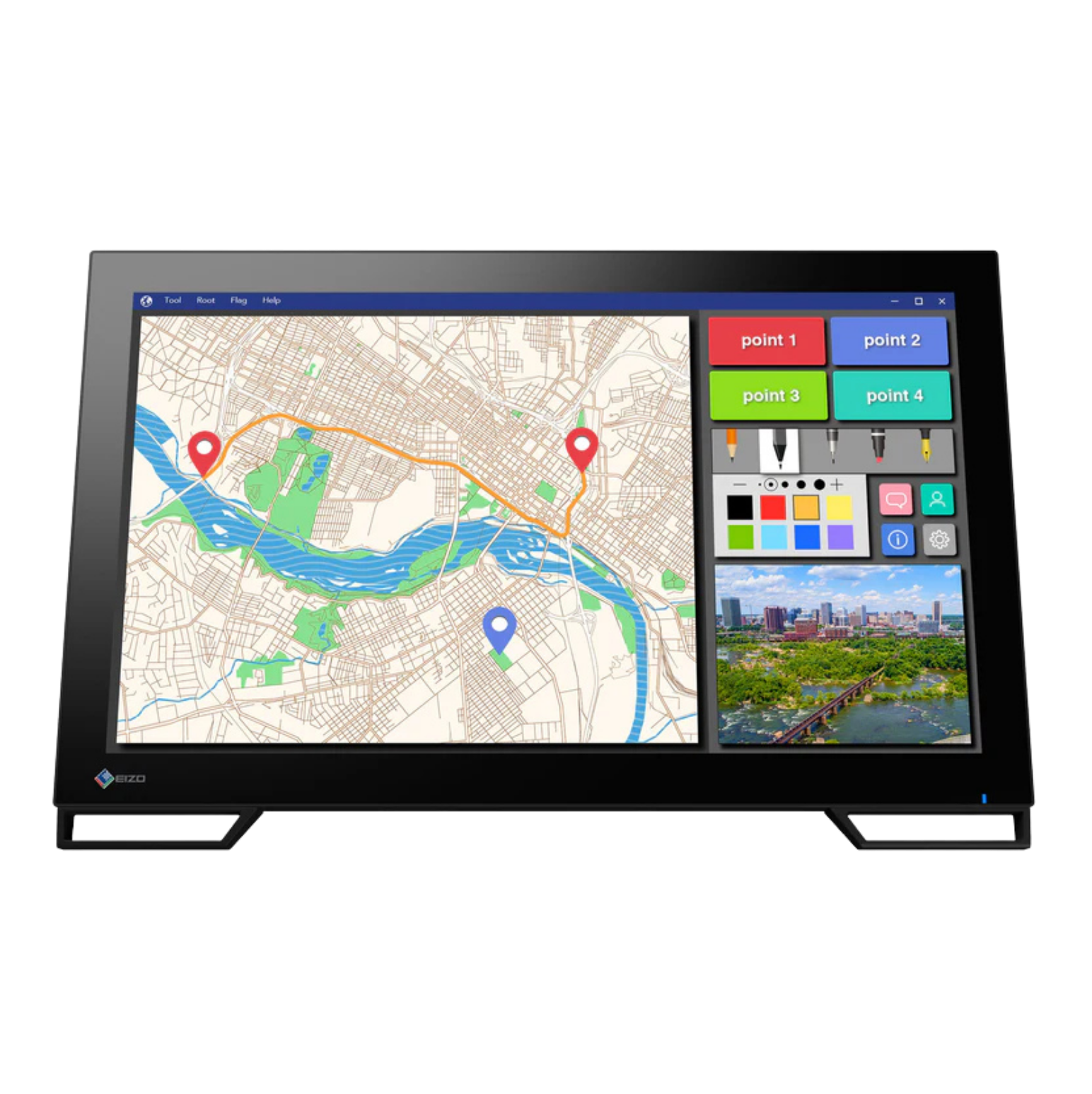 DuraVision 21p FDF2182WT - Noir