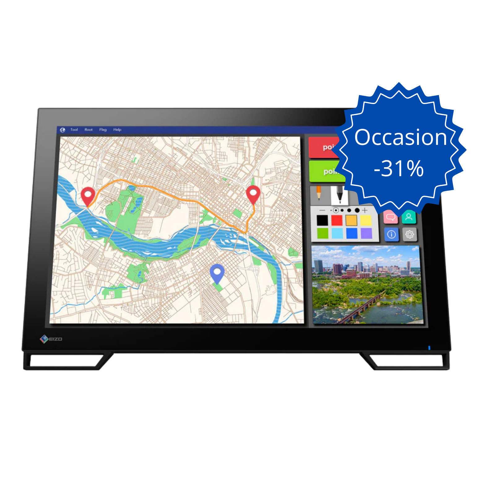 DuraVision 21p FDF2182WT - Noir Occasion