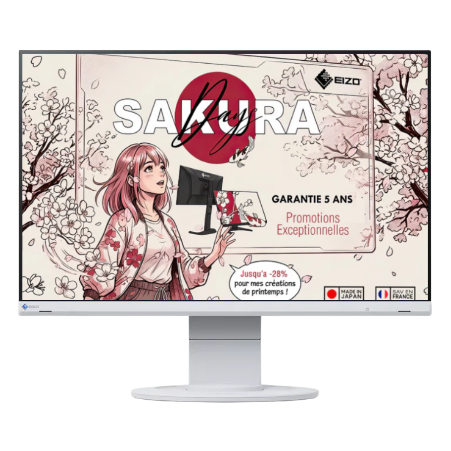 FlexScan EV2460 Blanc