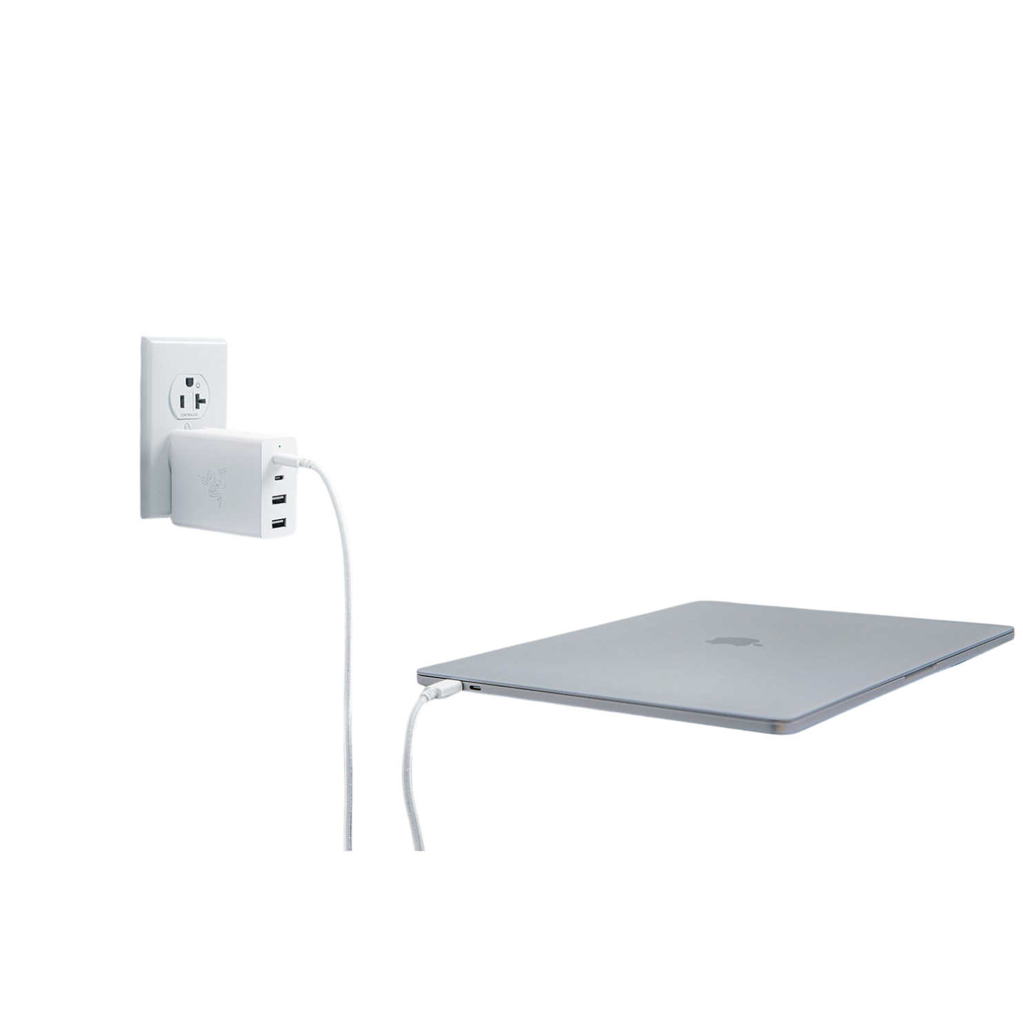 Razer - USB-C 130W GaN Charger - Mercury