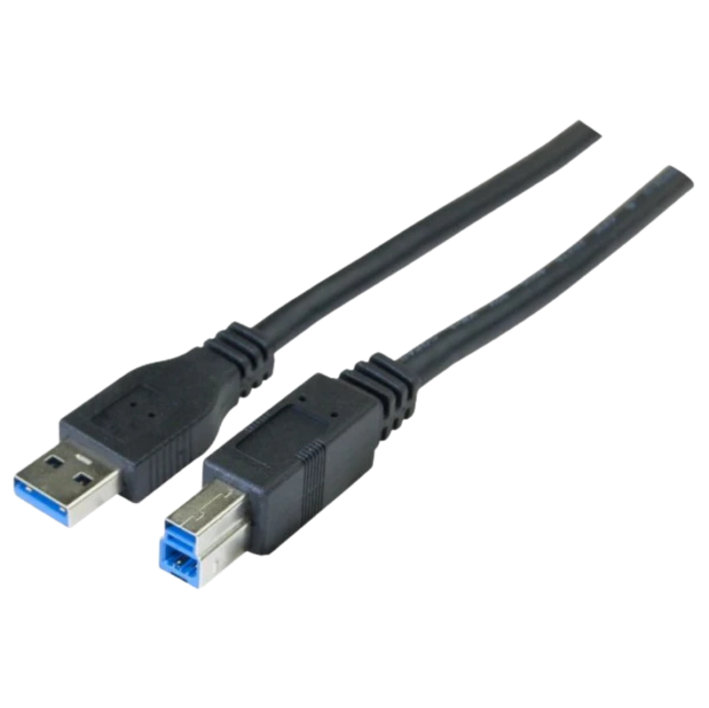 Cordon USB 30 A/B Noir - 1,8m
