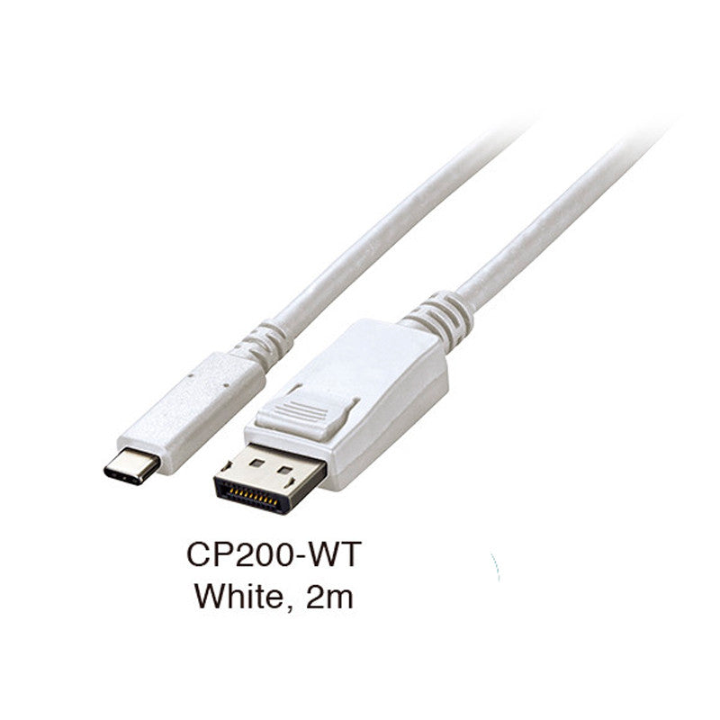 Câble EIZO CP200-BK USB Type-C vers DisplayPort  noir de 2M