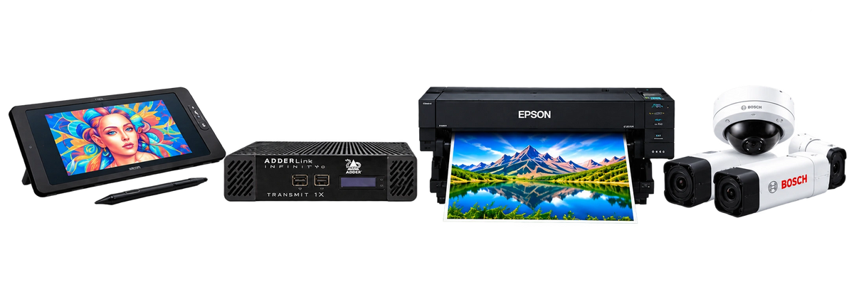 Wacom, ADDER, Epson et Bosch